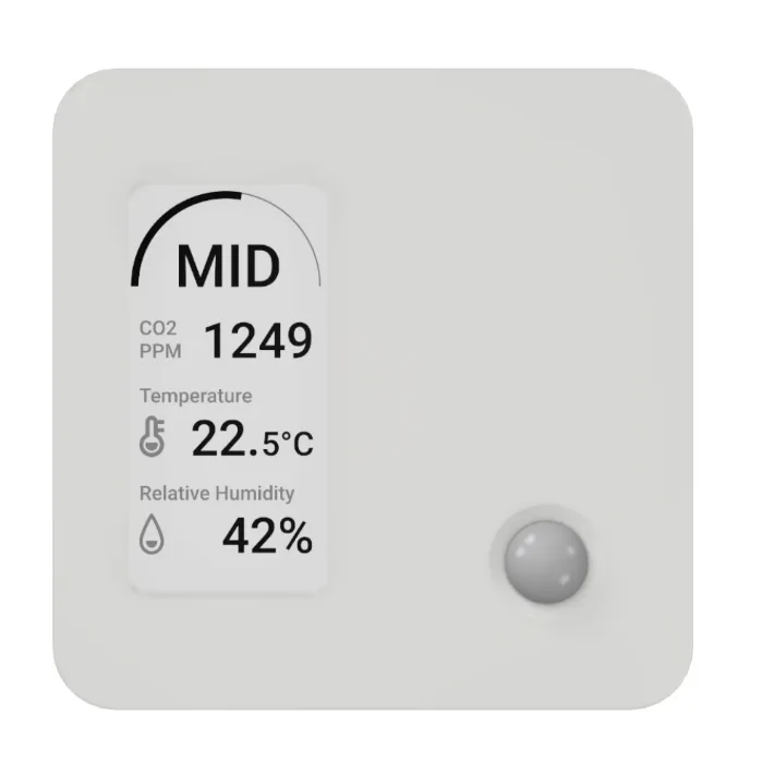 Indeklimasensor med display og bevægelsessensor